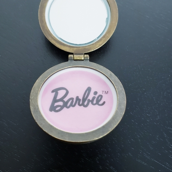 *Last Chance* Barbie Porcelain Hinged Box Compact + Powder Puff PHB Midwest - Picture 9 of 16